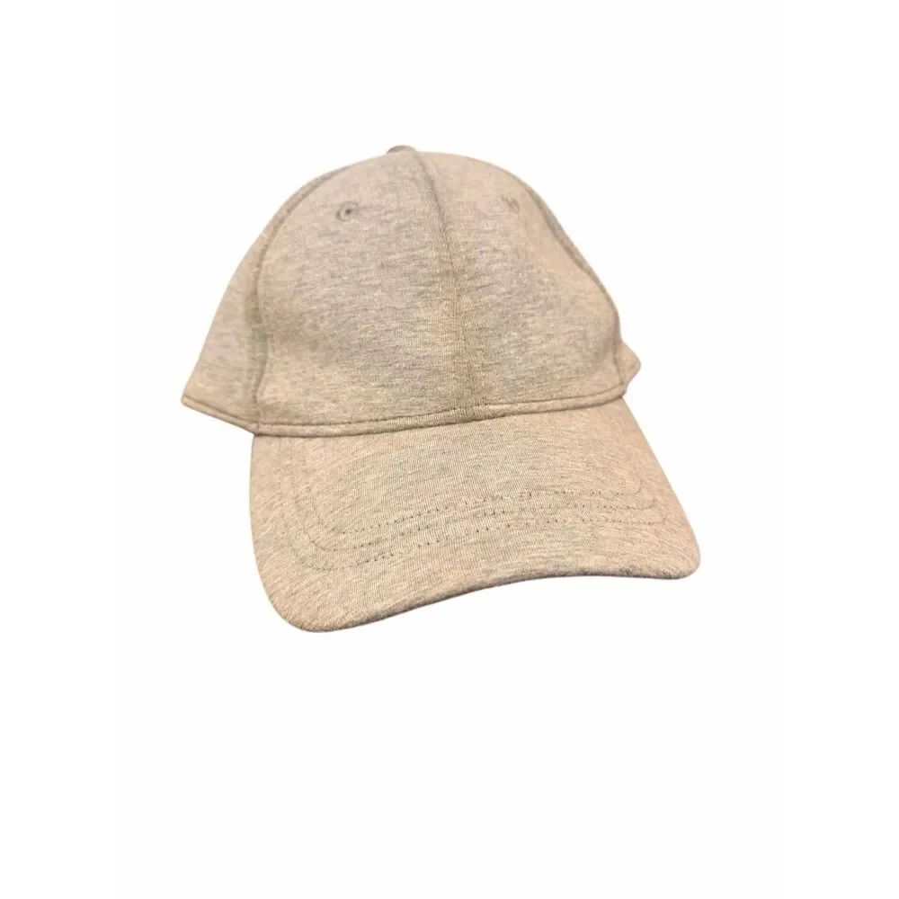 Lululemon Athletica Grey Unstructured Baseball Cap Dad Hat Adjustable Strap